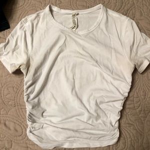 Lululemon white crop top